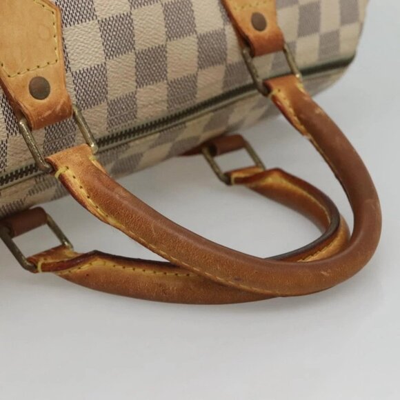 LOUIS VUITTON Damier Azur Speedy 30 Hand Bag N41533 LV Auth 129882 - Picture 8 of 16